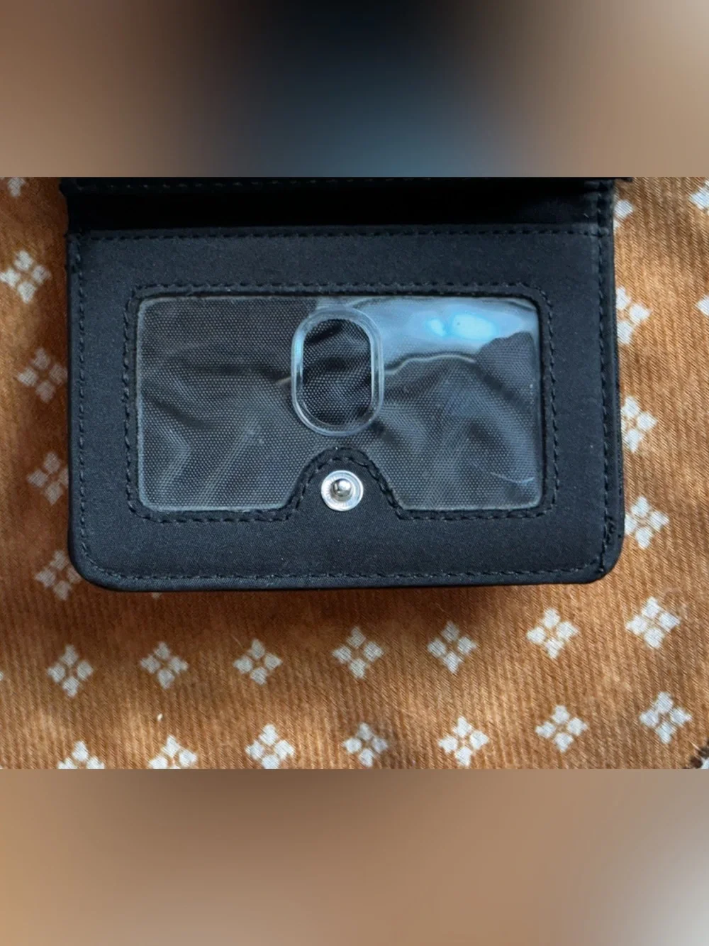 Nine & Company black Wallet coin pouch billfold clutch